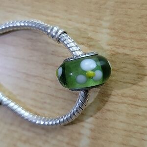 Murano glass pandora bead